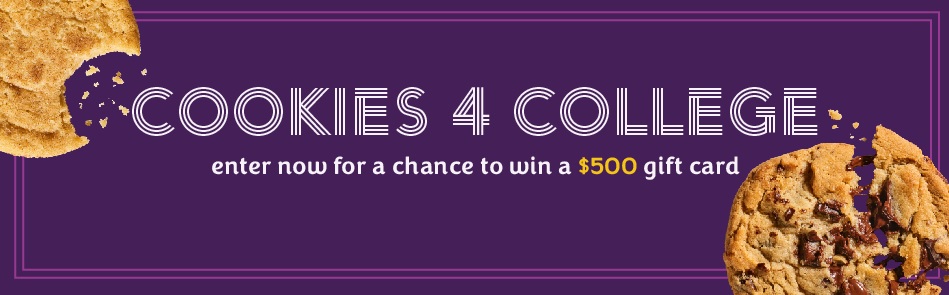 Insomnia Cookies Cookies 4 College Sweepstakes Enter To Win 500 Gift Card Giveawaynsweepstakes